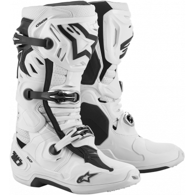Μπότες μηχανής motocross ALPINESTARS Tech 10 Supervented ΑΣΠΡΟ