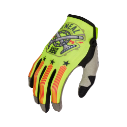 Γάντια μηχανής O'NEAL MAYHEM PISTON V.23 NEON YELLOW/BLACK/RED