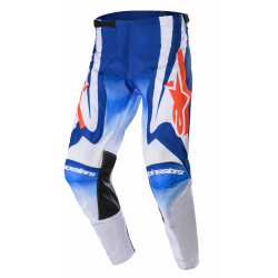 Παντελόνι μηχανής ALPINESTARS Race Semi ΜΠΛΕ/ΠΟΡΤΟΚΑΛΙ