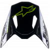 Sunvisor για κράνος motocross ALPINESTARS Supertech M8 ΜΑΥΡΟ