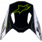 Sunvisor για κράνος motocross ALPINESTARS Supertech M8 ΜΑΥΡΟ thumb