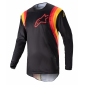 Μπλούζα μηχανής ALPINESTARS Fluid Corsa ΜΑΥΡΟ/ΚΟΚΚΙΝΟ/ΚΙΤΡΙΝΟ thumb