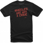Ανδρική μπλούζα ALPINESTARS TEE Wheelies ΜΑΥΡΟ thumb
