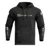 Φούτερ μηχανής THOR DIVISION ΜΑΥΡΟ PULLOVER