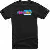 Ανδρική μπλούζα ALPINESTARS TEE WORLD WIDE ΜΑΥΡΟ