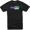 Ανδρική μπλούζα ALPINESTARS TEE WORLD WIDE ΜΑΥΡΟ thumb