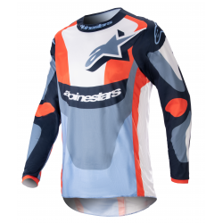 Μπλούζα motocross ALPINESTARS F-AGENT NAVY/ORANGE