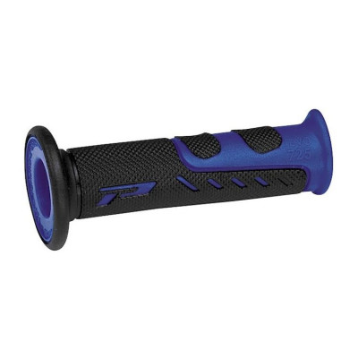 Χειρολαβές μοτοσυκλέτας PROGRIP 725 OPEN ENDS ΜΑΥΡΟ/ΜΠΛΕ