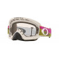 Μάσκα μηχανής motocross OAKLEY O Frame 2.0 Pro MX Goggle Rut City Pink Green Clear Lens thumb