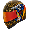 Κράνος μηχανής ICON AIRFORM SUICIDE KING GOLD