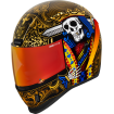 Κράνος μηχανής ICON AIRFORM SUICIDE KING GOLD thumb