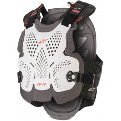 Προστασία θώρακα ALPINESTARS A-4 Max ΑΣΠΡΟ/ΚΟΚΚΙΝΟ