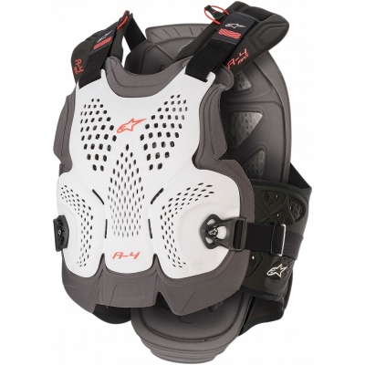 Προστασία θώρακα ALPINESTARS A-4 Max ΑΣΠΡΟ/ΚΟΚΚΙΝΟ