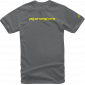 Μπλούζα μηχανής ALPINESTARS TEE LINEAR WORD ΓΚΡΙ/ΚΙΤΡΙΝΟ thumb