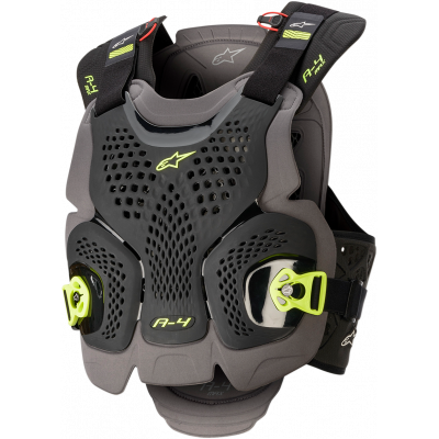 Προστασία θώρακα ALPINESTARS A-4 Max ΜΑΥΡΟ/ΚΙΤΡΙΝΟ