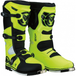 Μπότες μηχανής motocross MOOSE RACING QUALIFIER NEON YELLOW