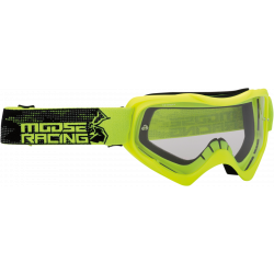 Μάσκα μηχανής motocross QUALIFIER AGROID BLACK/HI-VIZ
