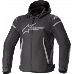 Μπουφάν μηχανής ALPINESTARS Zaca Waterproof ΜΑΥΡΟ/ΓΚΡΙ