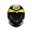 Κράνος μηχανής AGV K-6 FLASH MATT ΜΑΥΡΟ/ΜΠΛΕ/ΚΙΤΡΙΝΟ thumb