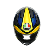 Κράνος μηχανής AGV K-6 FLASH MATT ΜΑΥΡΟ/ΜΠΛΕ/ΚΙΤΡΙΝΟ thumb