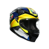 Κράνος μηχανής AGV K-6 FLASH MATT ΜΑΥΡΟ/ΜΠΛΕ/ΚΙΤΡΙΝΟ