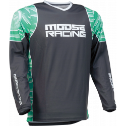 Μπλούζα motocross MOOSE RACING QUALIFIER GRAY/TEAL