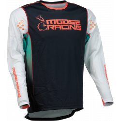 Μπλούζα motocross MOOSE RACING AGROID TEAL/BLACK