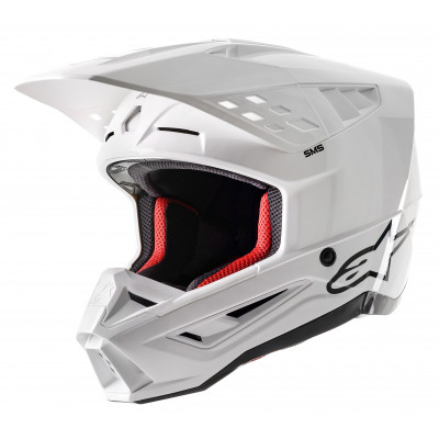 Κράνος μηχανής ALPINESTARS SM5 SOLID ΑΣΠΡΟ