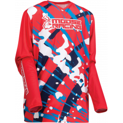 Παιδική μπλούζα motocross MOOSE RACING AGROID RED