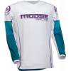 Μπλούζα motocross MOOSE RACING QUALIFIER ΑΣΠΡΟ/ΜΠΛΕ