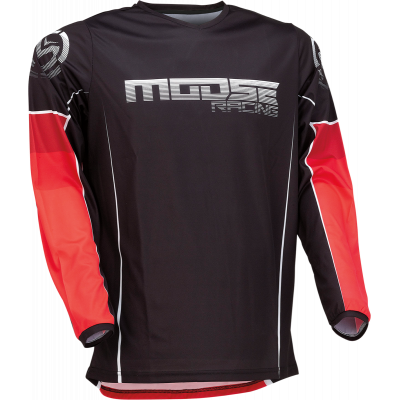 Μπλούζα μηχανής motocross MOOSE RACING QUALIFIER ΚΟΚΚΙΝΟ/ΜΑΥΡΟ