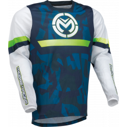 Μπλούζα motocross MOOSE RACING SAHARA ΑΣΠΡΟ/ΜΑΥΡΟ/ΜΠΛΕ