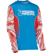 Παιδική μπλούζα motocross MOOSE RACING AGROID WHITE/RED/BLUE thumb