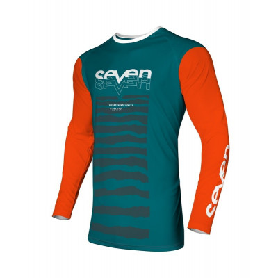 Μπλούζα μηχανής motocross SEVEN VOX SURGE TEAL