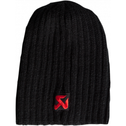 Σκούφος AKRAPOVIC BEANIE ΜΑΥΡΟ