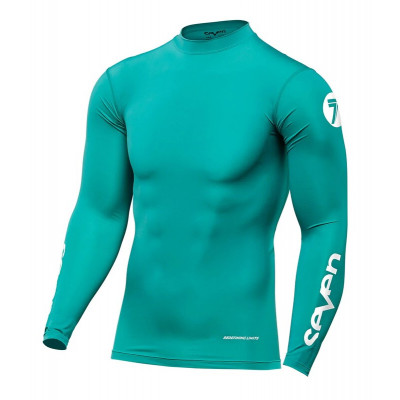 Μπλούζα μηχανής motocross SEVEN ZERO COMPRESSIONS AQUA