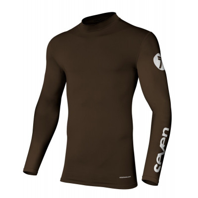 Μπλούζα μηχανής motocross SEVEN ZERO COMPRESSIONS BRANDY
