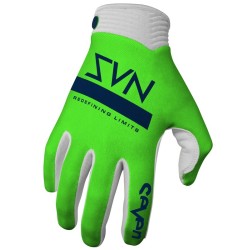 Γάντια μηχανής SEVEN ZERO CONTOUR FLO GREEN