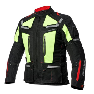 Μπουφάν μηχανής ADRENALINE CAMELEON 2.0 BLACK/FLUO