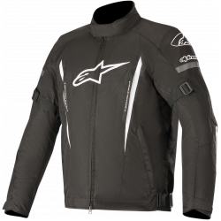 Μπουφάν μηχανής ALPINESTARS Gunner v2 Waterproof ΜΑΥΡΟ/ΑΣΠΡΟ