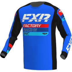 Μπλούζα motocross FXR CLUTCH MX23 ΜΑΥΡΟ/ΜΠΛΕ/ΚΟΚΚΙΝΟ