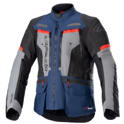 Μπουφάν μηχανής ALPINESTARS Bogota Pro Drystar® BLACK/NAVY BLUE/RED