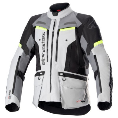 Μπουφάν μηχανής ALPINESTARS Bogota Pro Drystar® GREY/FLUO GREY/YELLOW