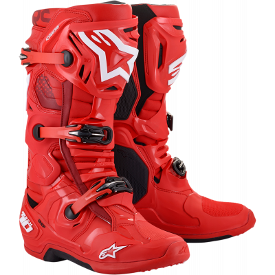 Μπότες μηχανής motocross ALPINESTARS TECH 10 ΚΟΚΚΙΝΟ