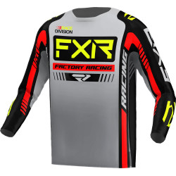 Μπλούζα motocross FXR CLUTCH PRO MX23 GREY BLACK HI VIS