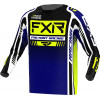 Μπλούζα motocross FXR CLUTCH PRO MX23 MIDNIGHT HI VIS WHITE