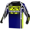 Μπλούζα motocross FXR CLUTCH PRO MX23 MIDNIGHT HI VIS WHITE thumb