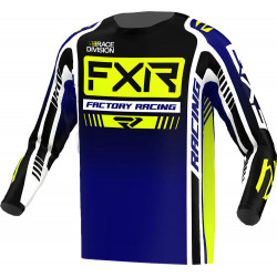 Μπλούζα motocross FXR CLUTCH PRO MX23 MIDNIGHT HI VIS WHITE Μπλούζα motocross FXR CLUTCH PRO MX23 MIDNIGHT HI VIS WHITE