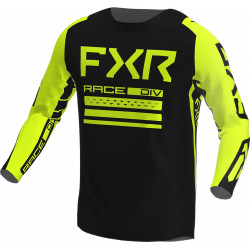 Μπλούζα motocross FXR CONTENDER MX23 BLACK HI VIS