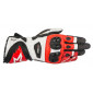 Γάντια μηχανής ALPINESTARS SUPERTECH BLACK/FLUO RED/WHITE thumb